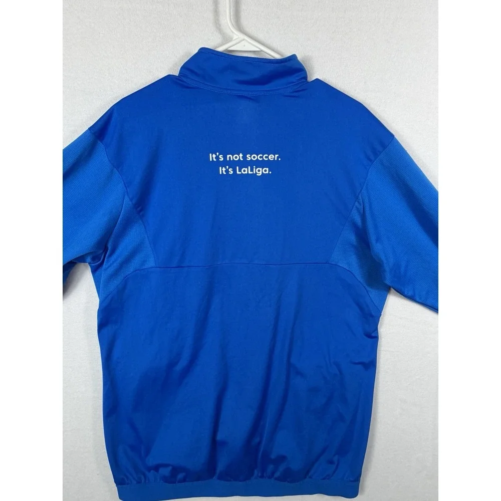 Puma La liga Men's Large Soccer Track Jacket Blue